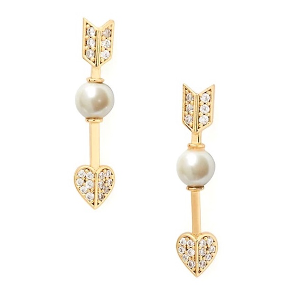 KATE SPADE • Love Game Arrow Earpins Earrings - Picture 1 of 3